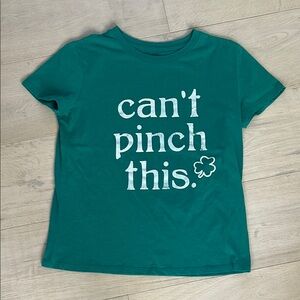 Green Kids T-Shirt - Can't Pinch This